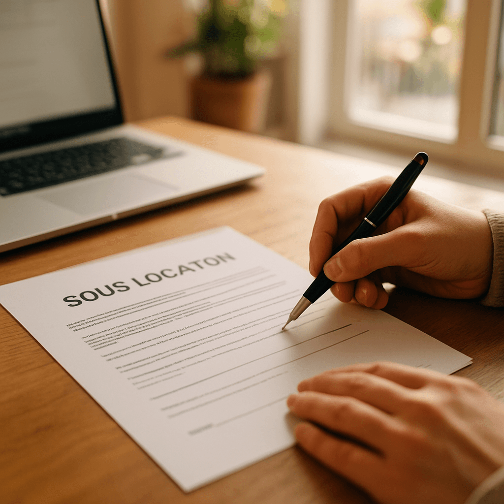 Sous-location légale : accord du bailleur et modèle écrit