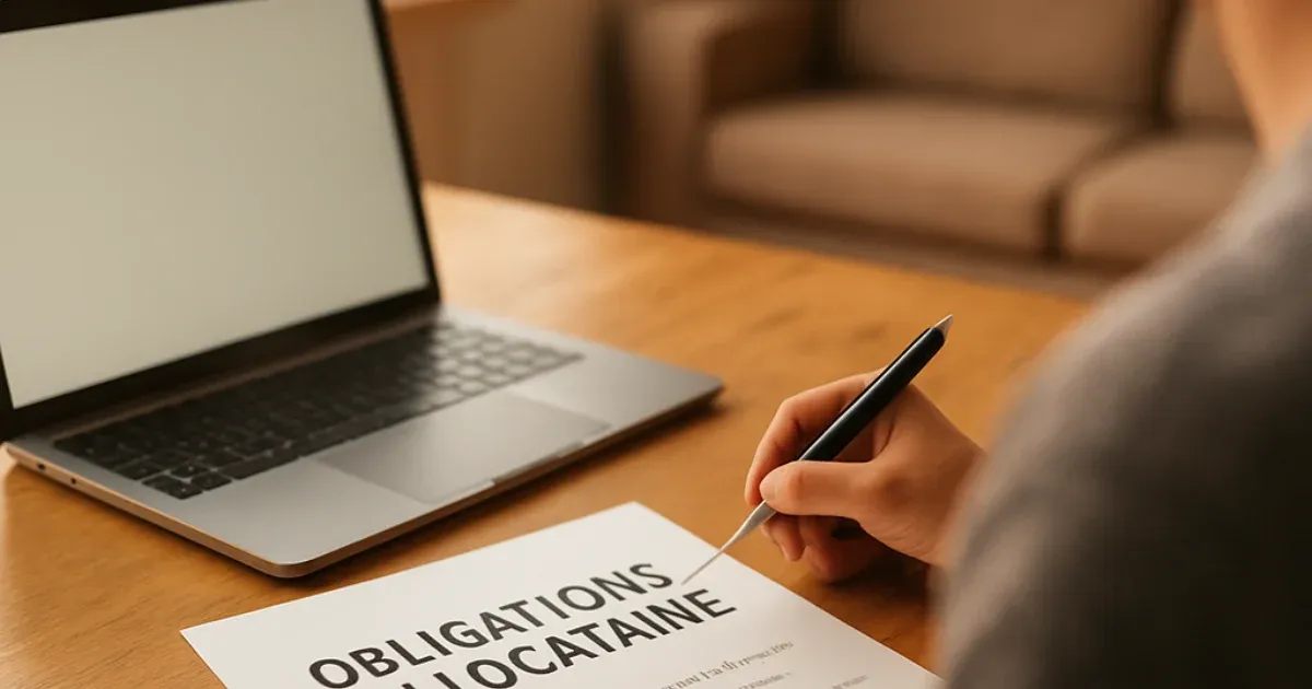 Obligations du locataire